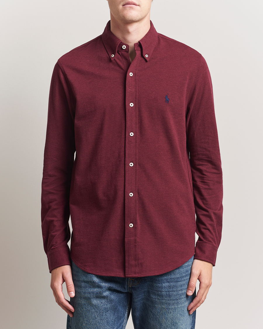 Homme | Chemises | Polo Ralph Lauren | Featherweight Mesh Shirt Spring Wine Heather