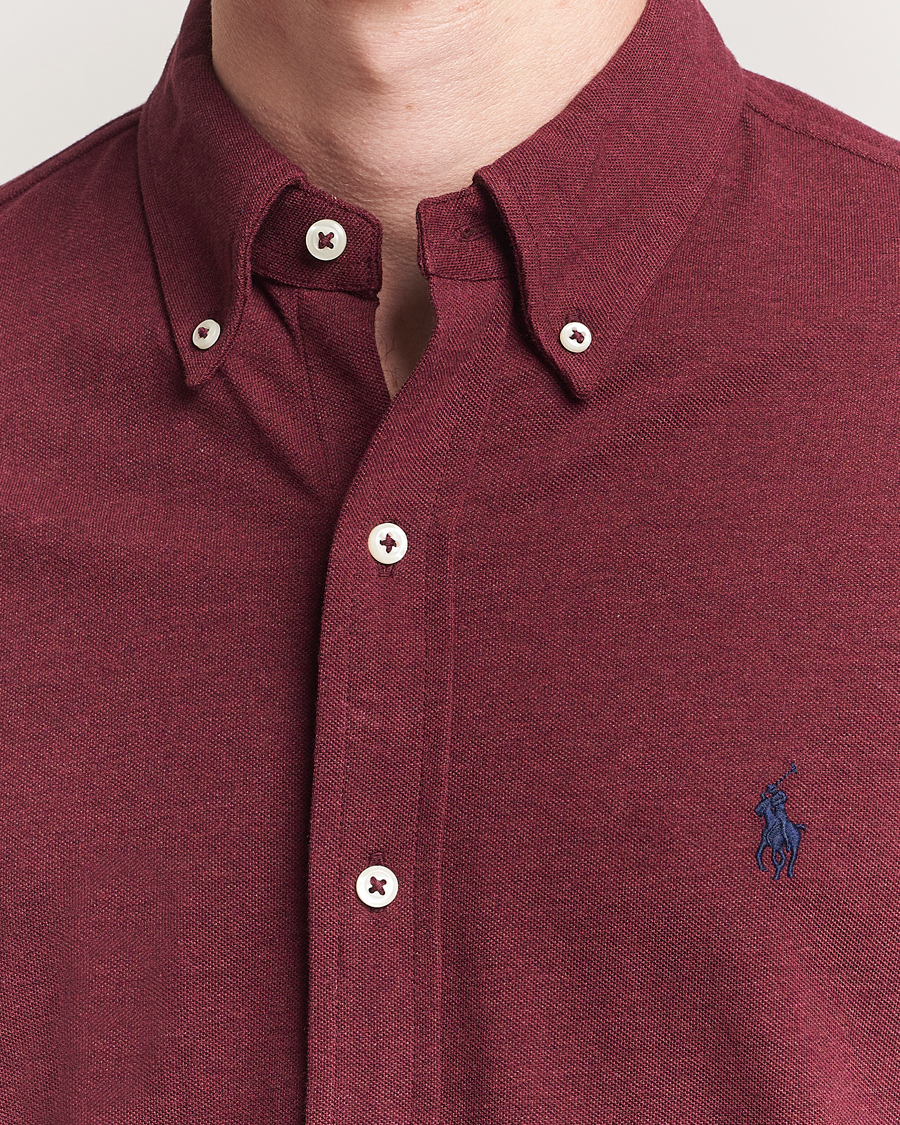 Homme | Chemises | Polo Ralph Lauren | Featherweight Mesh Shirt Spring Wine Heather