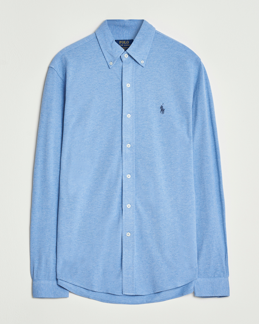 Homme | Chemises | Polo Ralph Lauren | Featherweight Mesh Shirt Soft Royal Heather