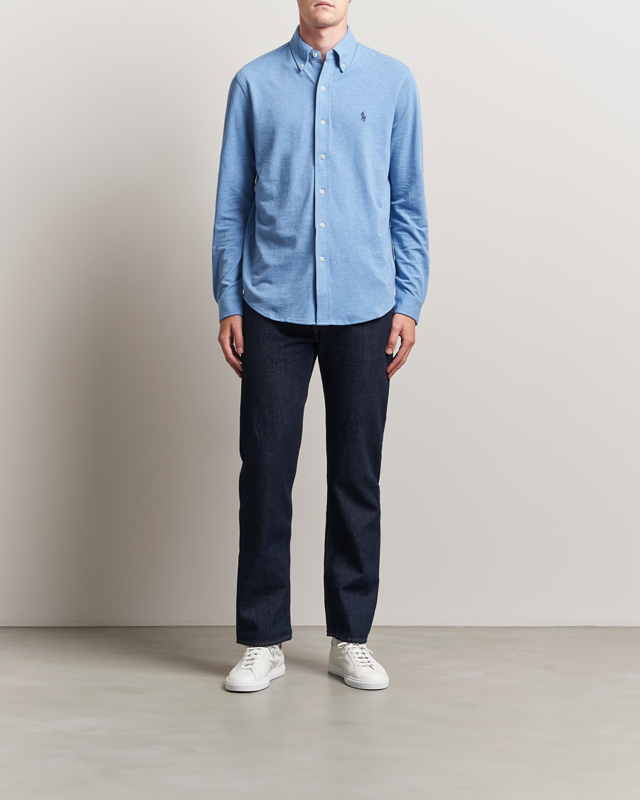 Homme | Chemises | Polo Ralph Lauren | Featherweight Mesh Shirt Soft Royal Heather