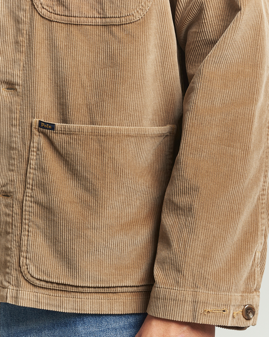 Homme | Chemises | Polo Ralph Lauren | Corduroy Pocket Shirt Montana Khaki