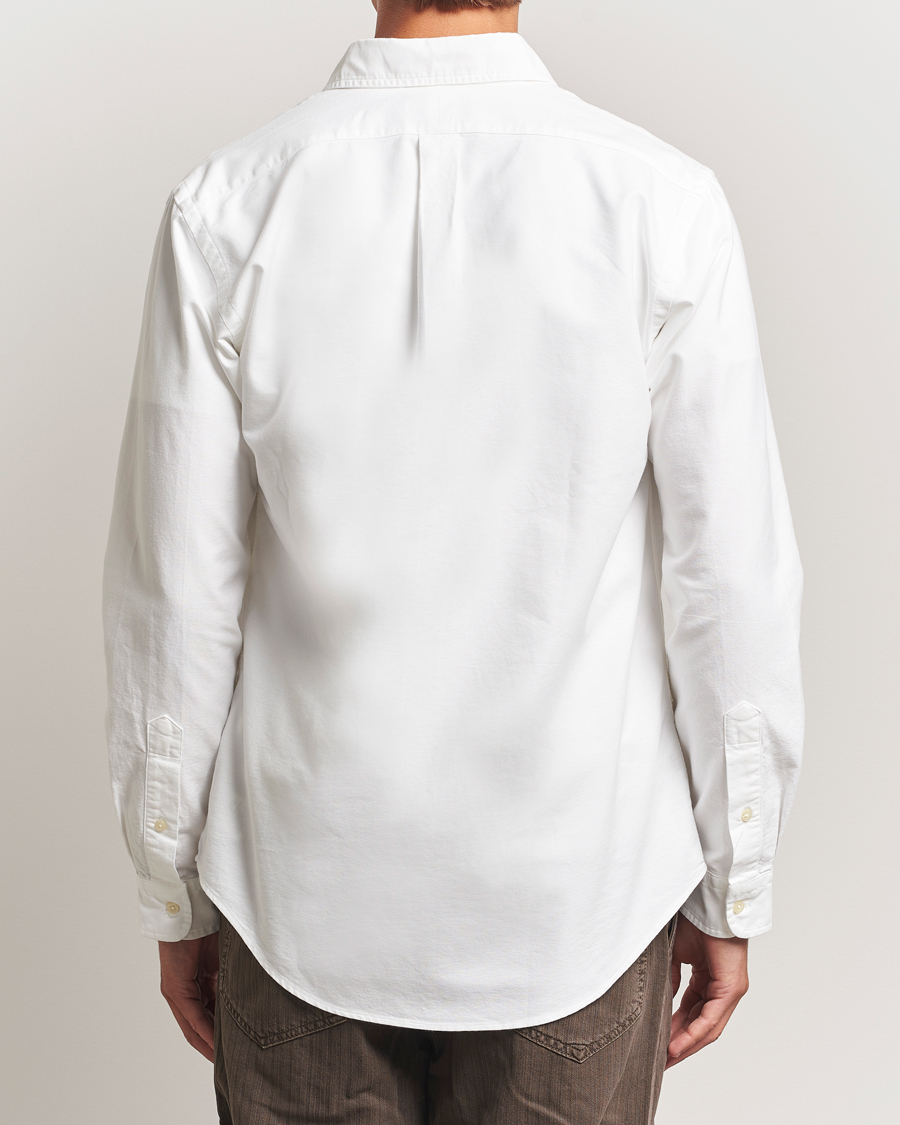 Homme | Chemises | Polo Ralph Lauren | Custom Fit Dog Pocket Oxford Shirt White Black Lab