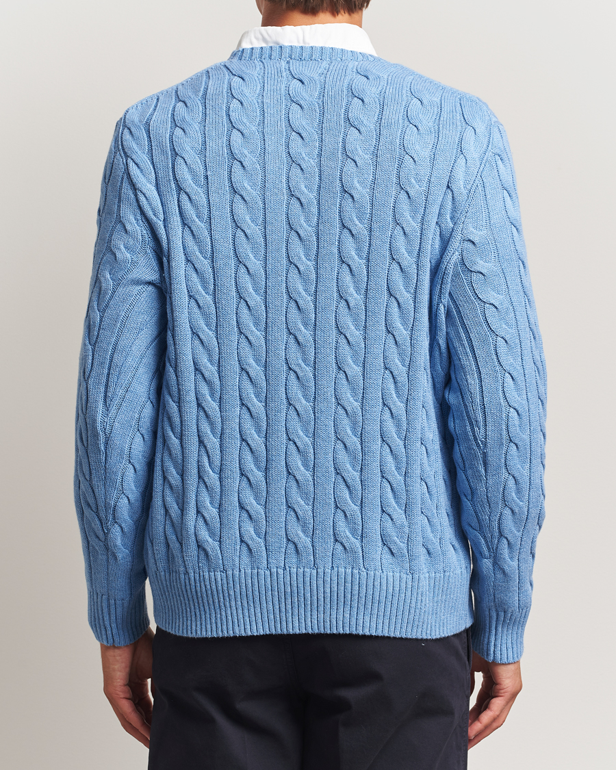 Homme | Pulls Et Tricots | Polo Ralph Lauren | Cotton Cable Pullover Soft Royal Heather