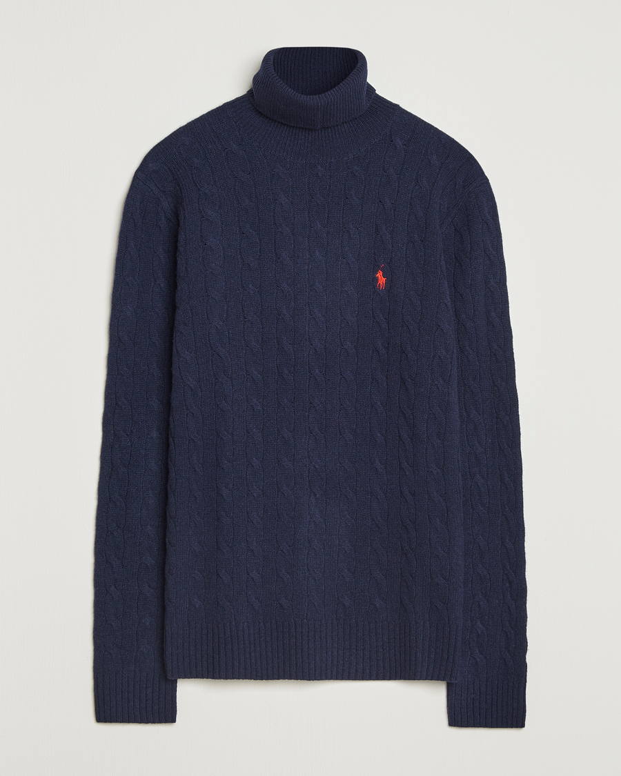Homme | Pulls Et Tricots | Polo Ralph Lauren | Wool/Cashmere Rollneck Hunter Navy