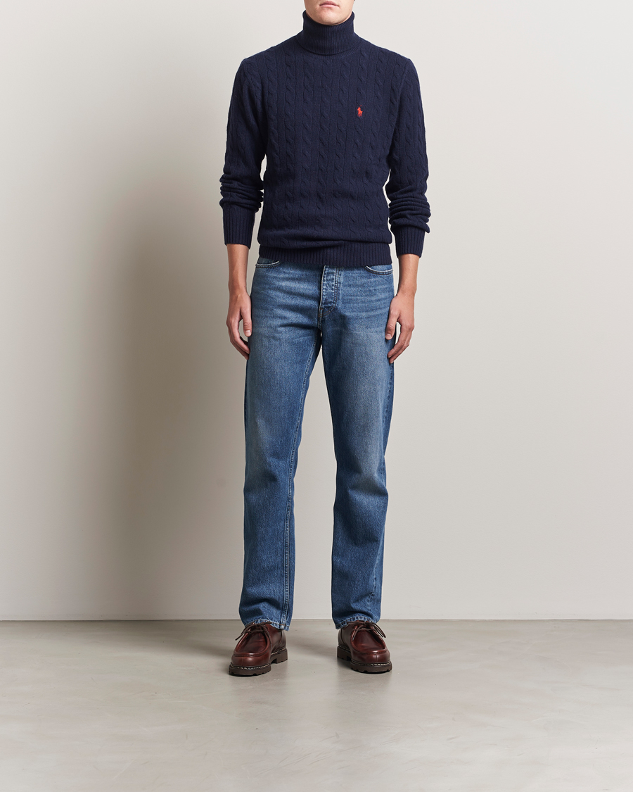 Homme | Pulls Et Tricots | Polo Ralph Lauren | Wool/Cashmere Rollneck Hunter Navy