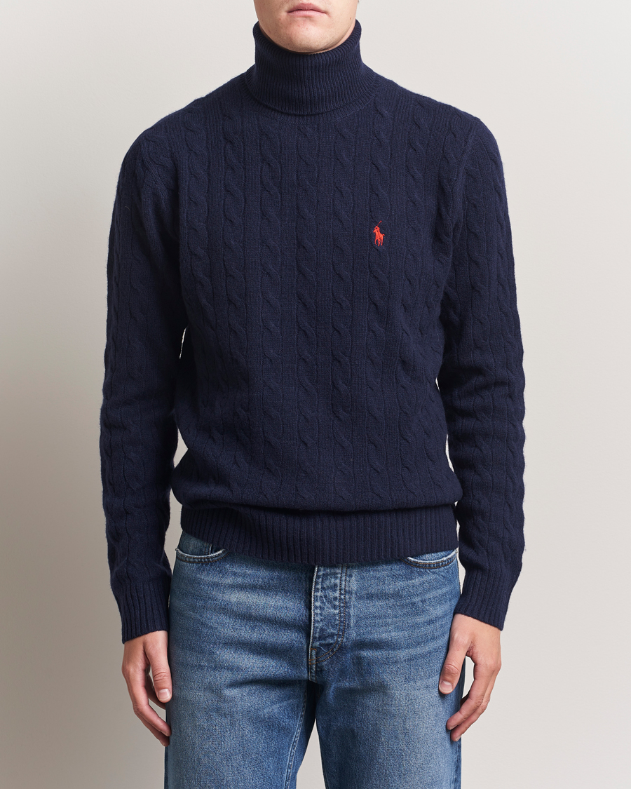 Homme | Pulls Et Tricots | Polo Ralph Lauren | Wool/Cashmere Rollneck Hunter Navy