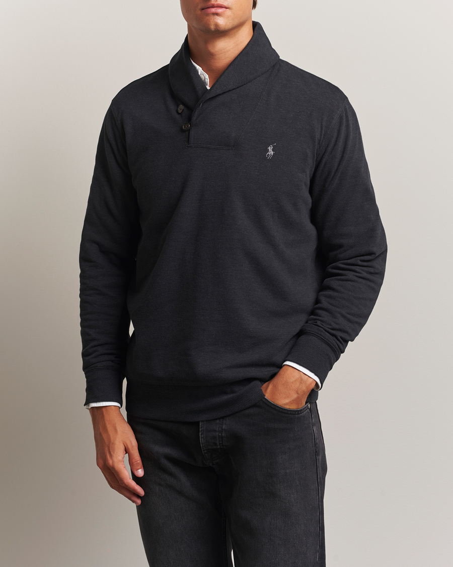 Homme | Pulls Et Tricots | Polo Ralph Lauren | Shawl Collar Pullover Polo Black