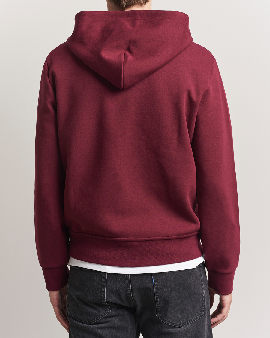 Homme | Pulls Et Tricots | Polo Ralph Lauren | Double Knitted Full-Zip Hoodie Classic Wine