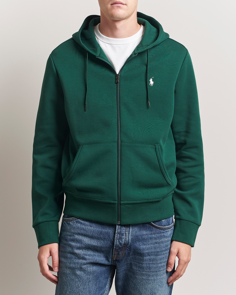 Homme | Pulls Et Tricots | Polo Ralph Lauren | Double Knitted Full-Zip Hoodie Vintage Pine