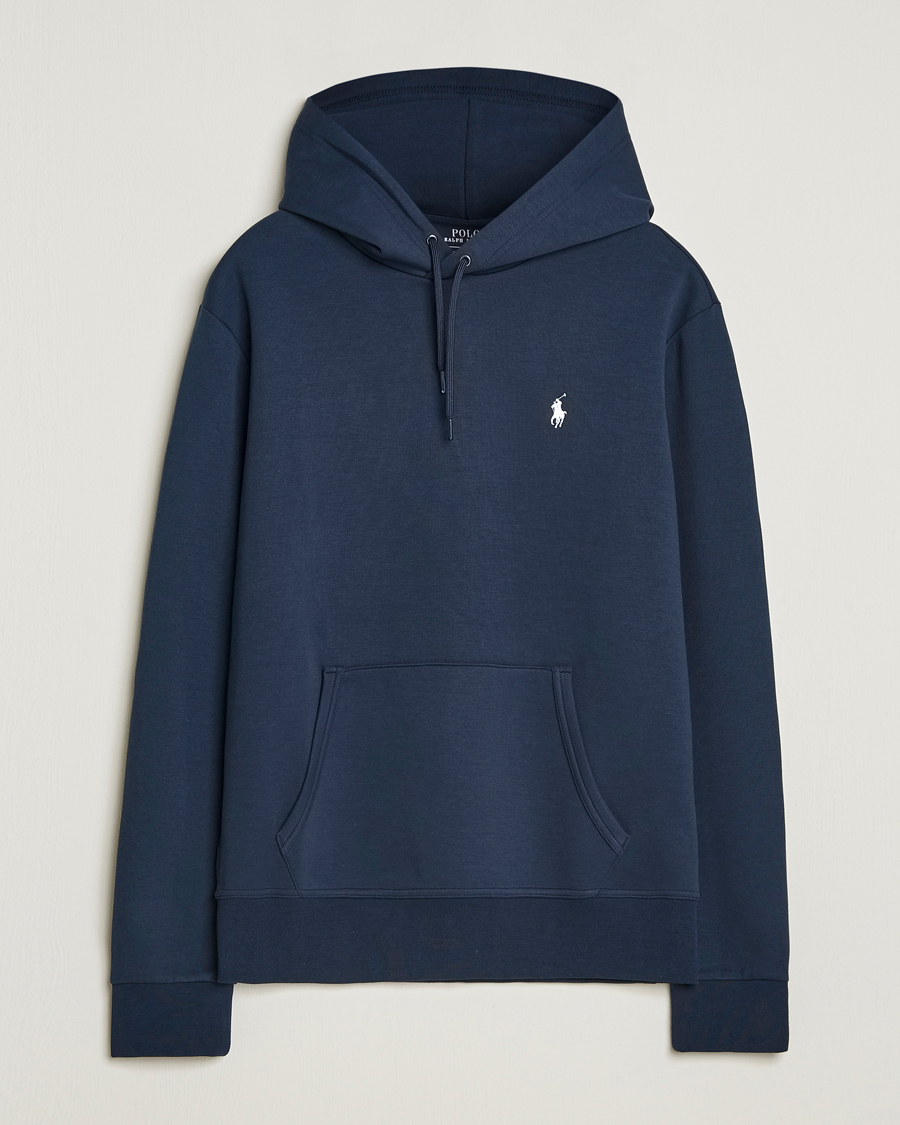 Homme | Pulls Et Tricots | Polo Ralph Lauren | Double Knitted Hoodie Aviator Navy