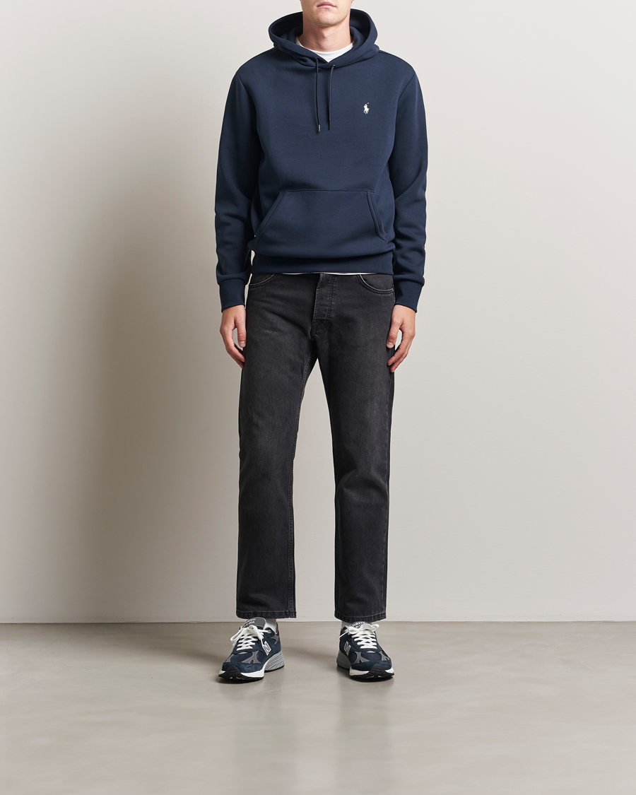 Homme | Pulls Et Tricots | Polo Ralph Lauren | Double Knitted Hoodie Aviator Navy