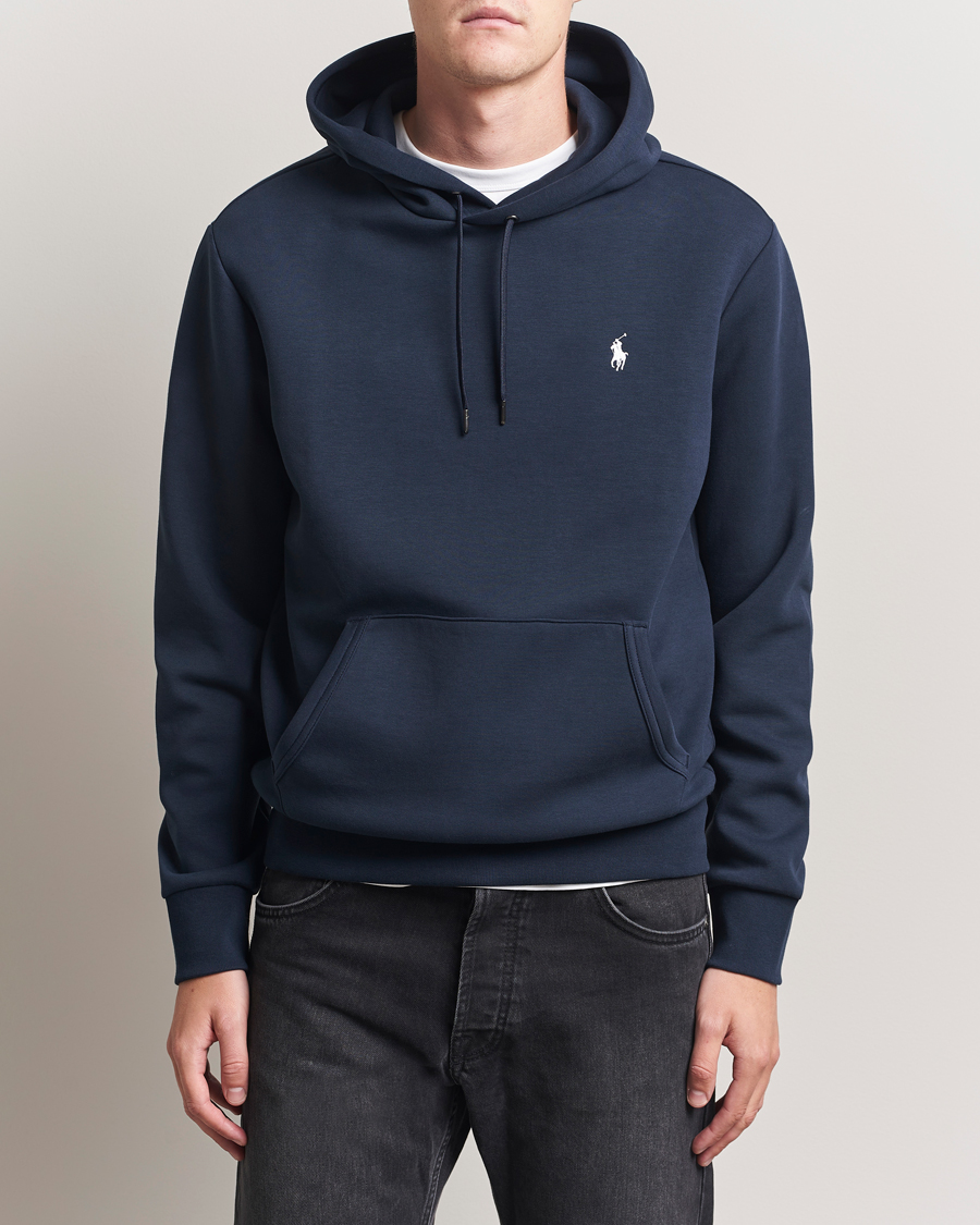 Homme | Pulls Et Tricots | Polo Ralph Lauren | Double Knitted Hoodie Aviator Navy