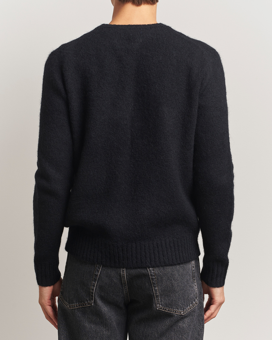 Homme | Pulls Et Tricots | Polo Ralph Lauren | Alpaca Crew Neck Sweater Polo Black Tonal