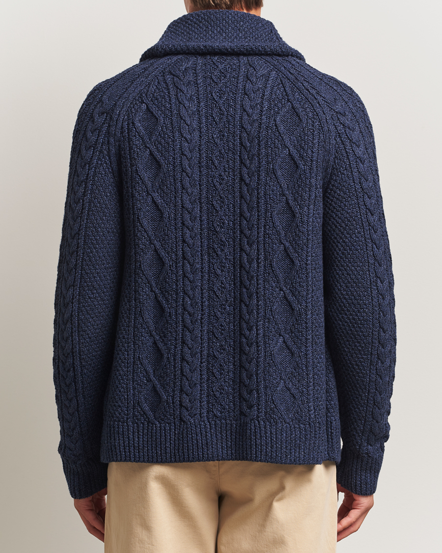 Homme | Pulls Et Tricots | Polo Ralph Lauren | Cotton Shawl Cardigan Navy Heather