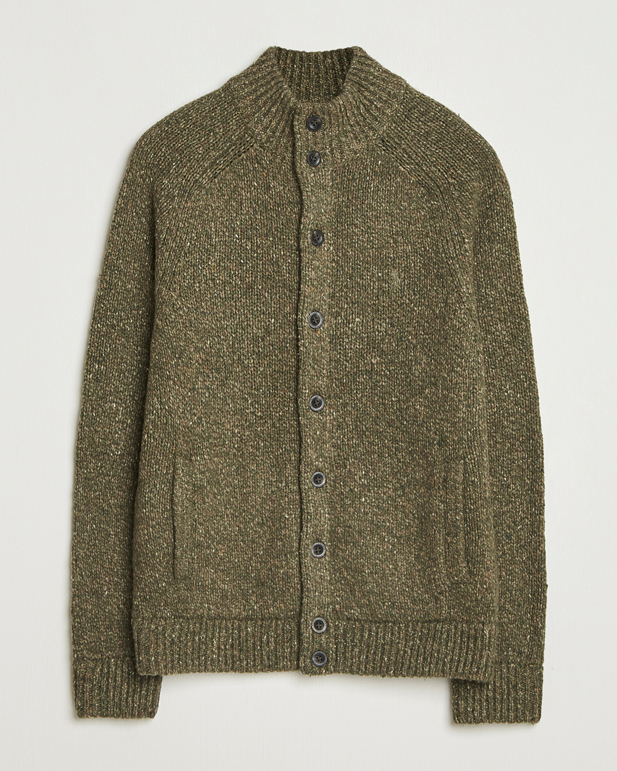 Homme | Pulls Et Tricots | Polo Ralph Lauren | Wool Blend Button Cardigan Olive Marl