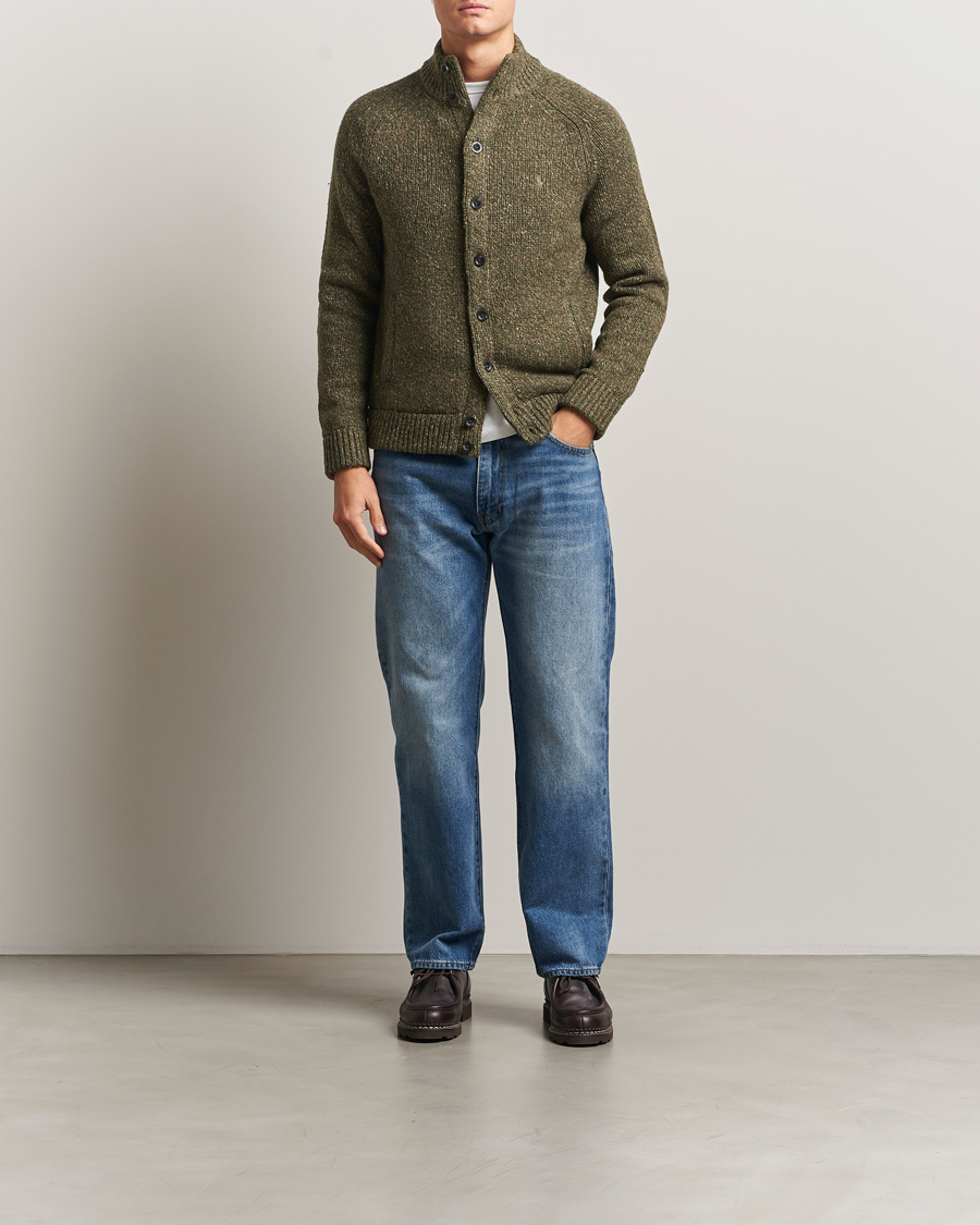 Homme | Pulls Et Tricots | Polo Ralph Lauren | Wool Blend Button Cardigan Olive Marl