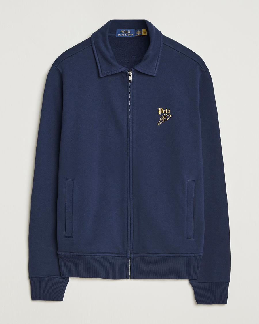 Homme | Pulls Et Tricots | Polo Ralph Lauren | Loopback Terry Full Zip Sweater Cruise Navy