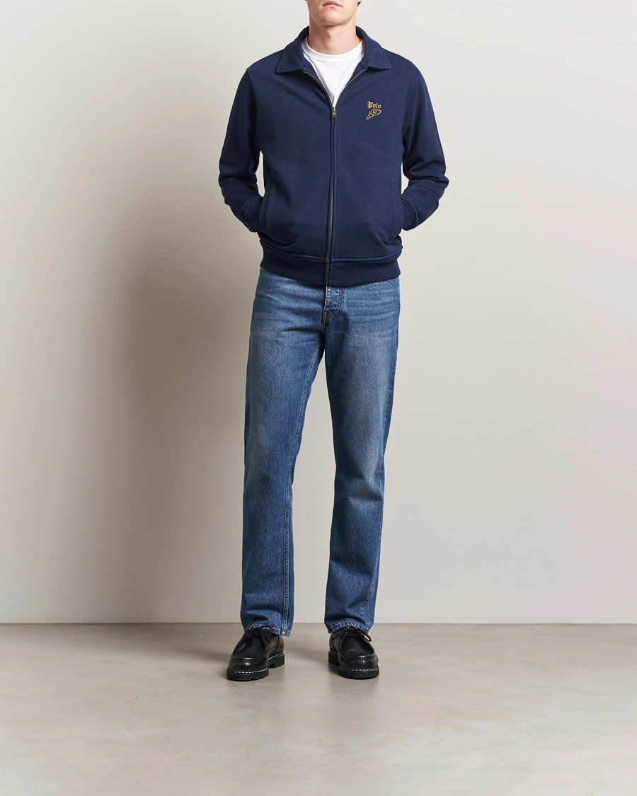 Homme | Pulls Et Tricots | Polo Ralph Lauren | Loopback Terry Full Zip Sweater Cruise Navy