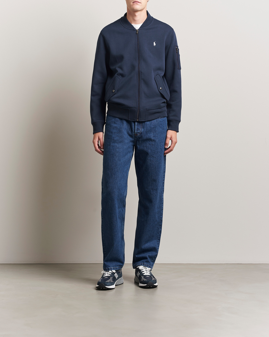 Homme | Pulls Et Tricots | Polo Ralph Lauren | Double Knitted Sweatshirt Aviator Navy