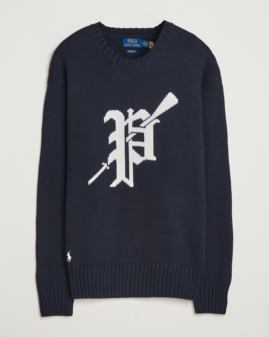 Homme | Pulls Et Tricots | Polo Ralph Lauren | Cotton Logo Sweater Hunter Navy