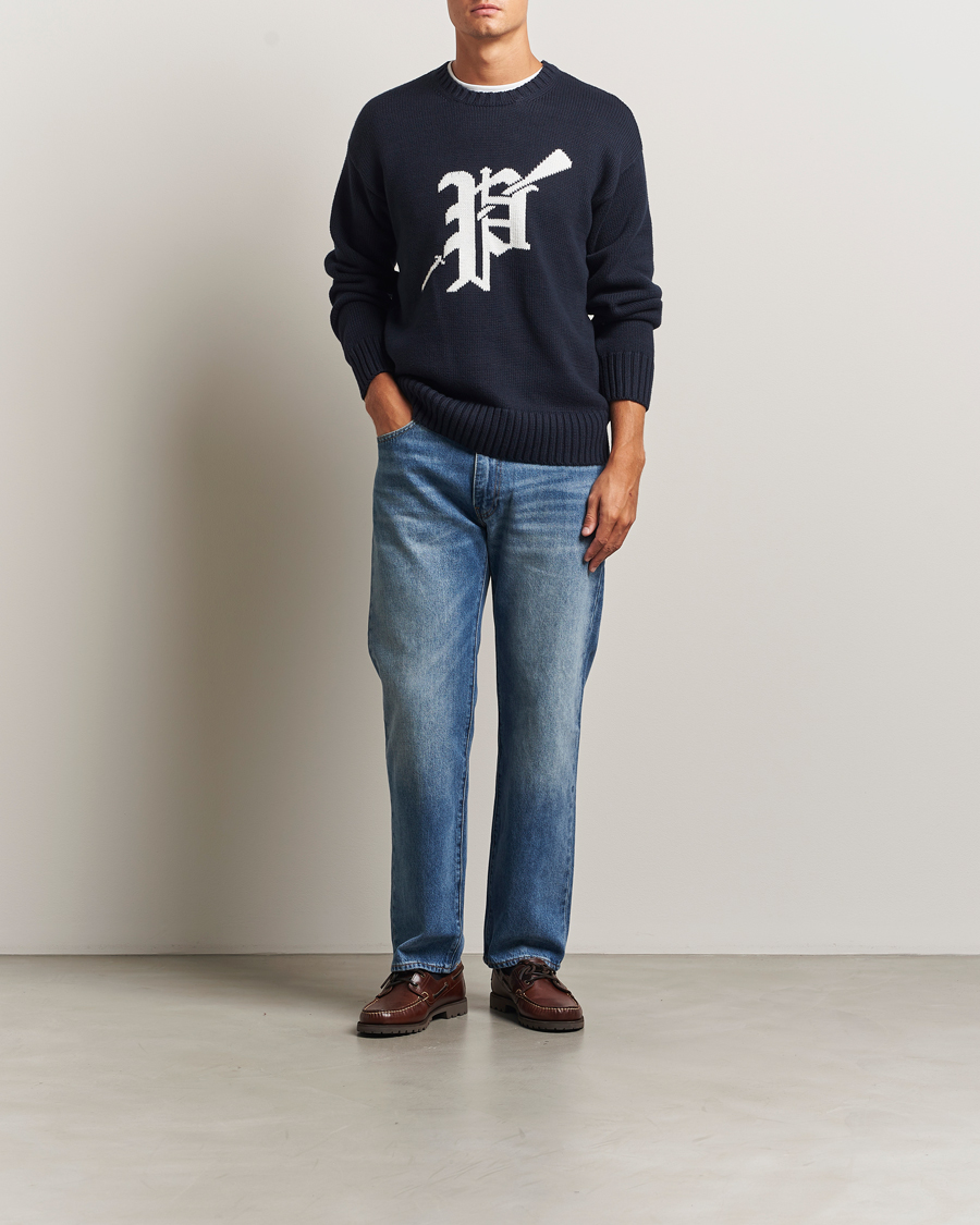 Homme | Pulls Et Tricots | Polo Ralph Lauren | Cotton Logo Sweater Hunter Navy