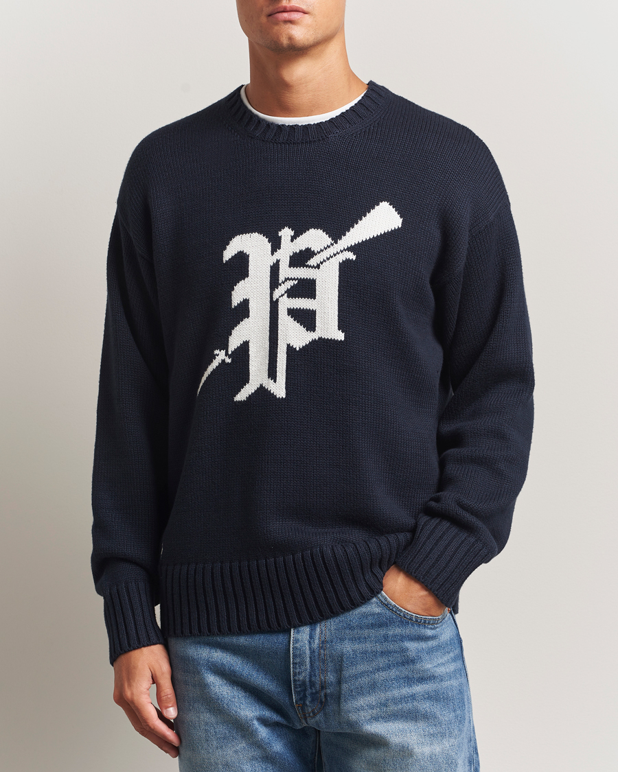 Homme | Pulls Et Tricots | Polo Ralph Lauren | Cotton Logo Sweater Hunter Navy