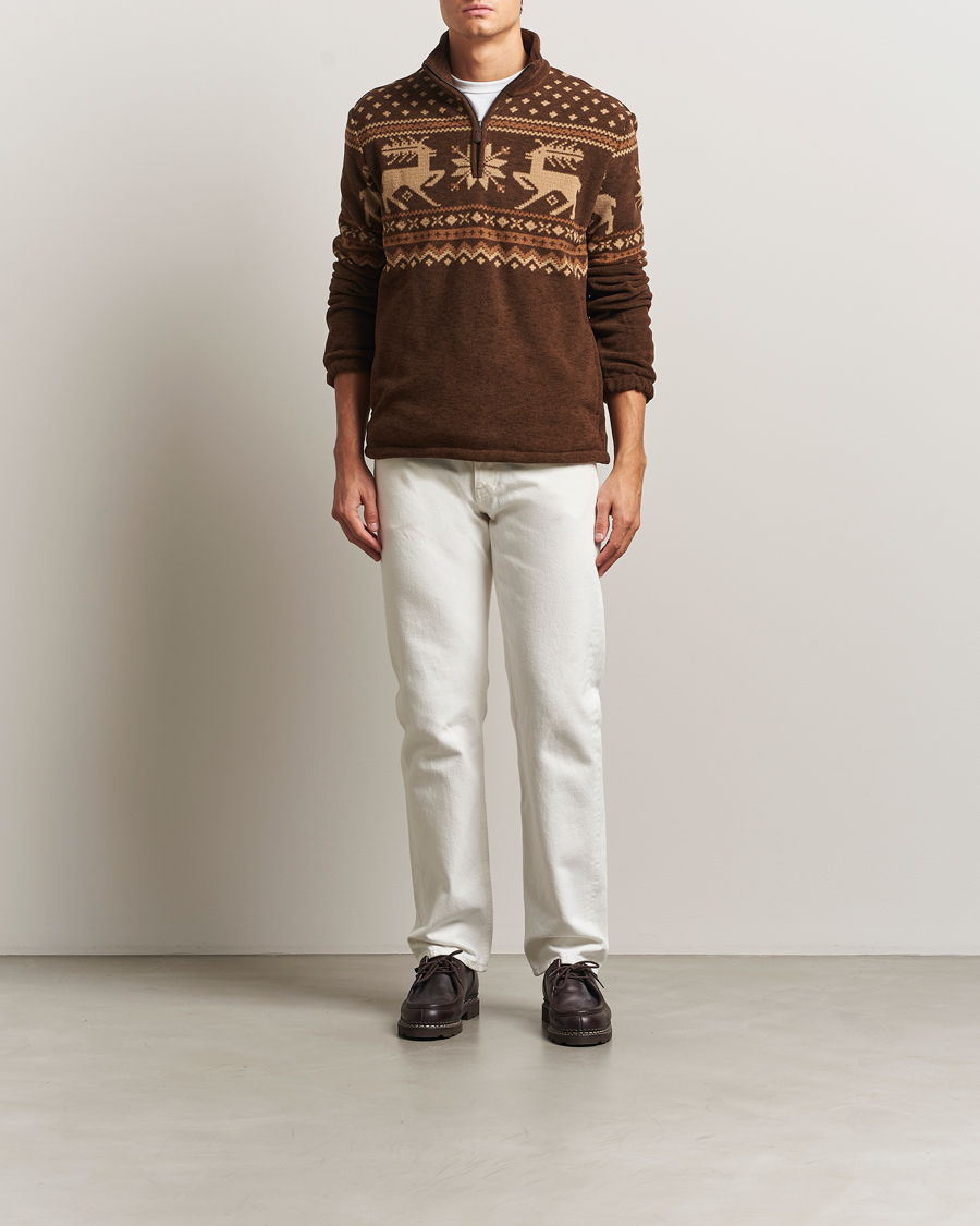 Homme | Pulls Et Tricots | Polo Ralph Lauren | Vintage Fairisle Half Zip Fleece Cascadia