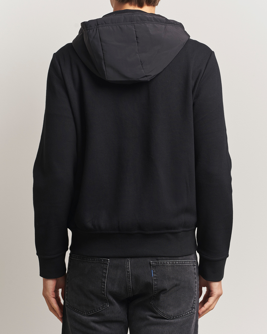 Homme | Pulls Et Tricots | Polo Ralph Lauren | Hybrid Jacquard Full Zip Hoodie Polo Black