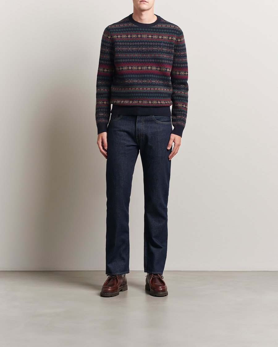 Homme | Pulls Et Tricots | Polo Ralph Lauren | Fairisle Wool Sweater Navy Combo