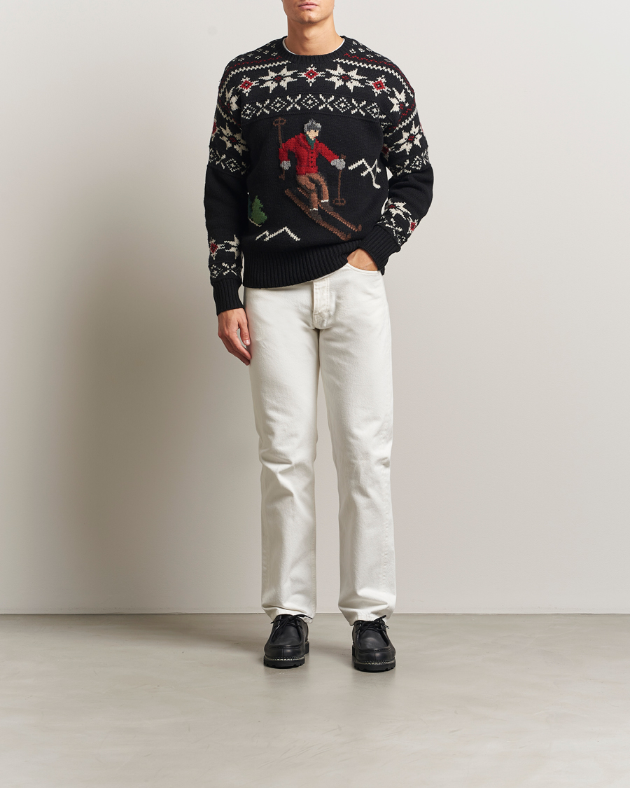 Homme | Pulls Et Tricots | Polo Ralph Lauren | Wool Skier Sweater Black Combo