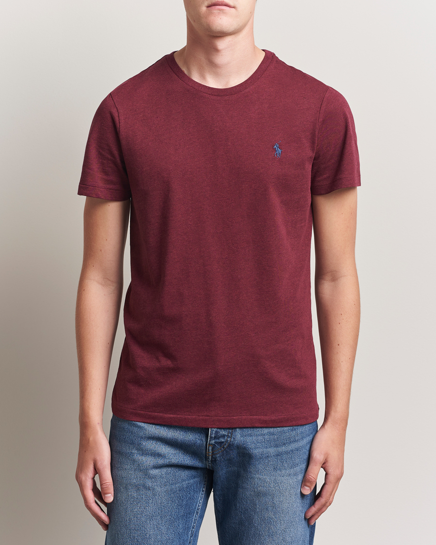 Homme | T-shirts | Polo Ralph Lauren | Crew Neck T-Shirt Spring Wine Heather