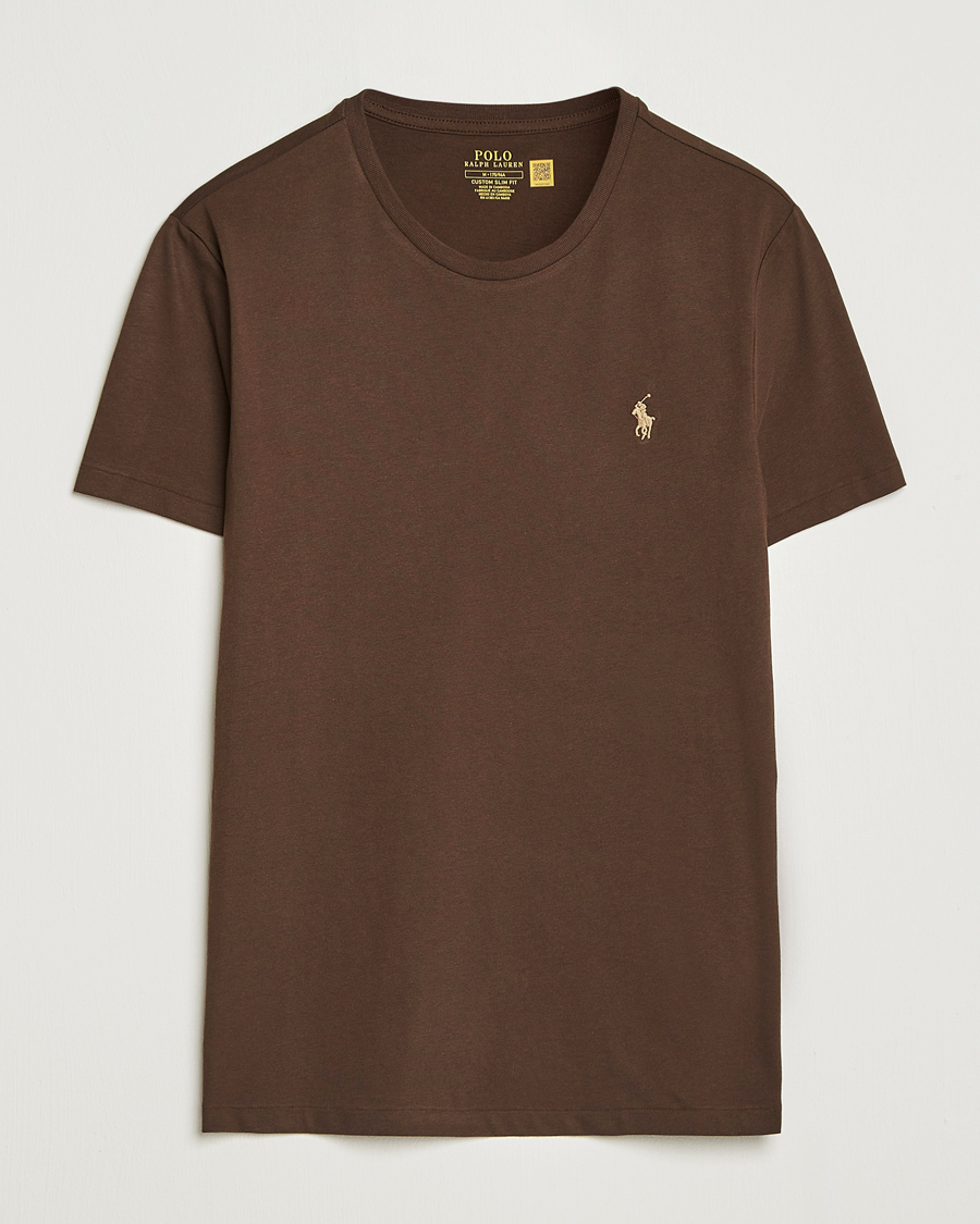 Homme | T-shirts | Polo Ralph Lauren | Crew Neck T-Shirt Nutmeg Brown