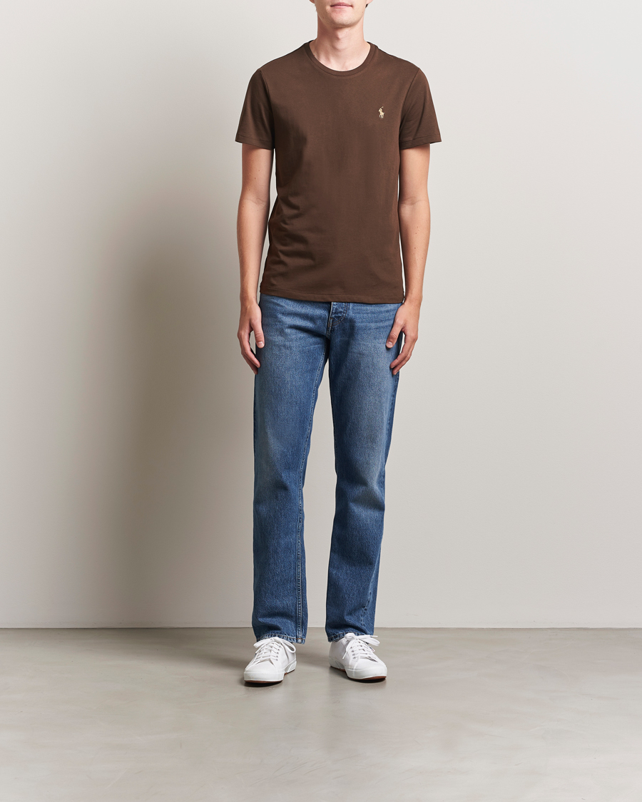 Homme | T-shirts | Polo Ralph Lauren | Crew Neck T-Shirt Nutmeg Brown