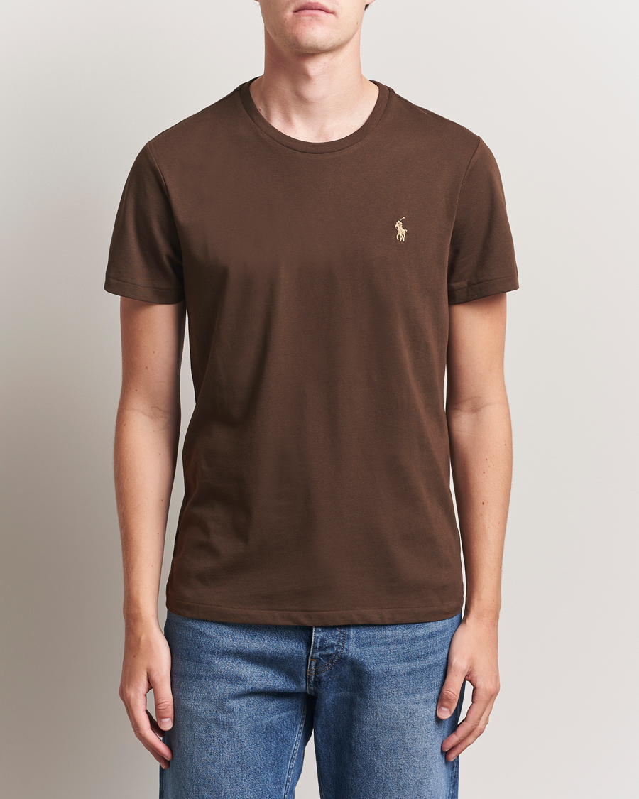 Homme | T-shirts | Polo Ralph Lauren | Crew Neck T-Shirt Nutmeg Brown