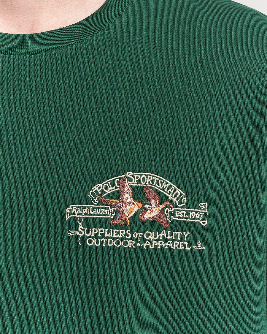 Homme | T-shirts | Polo Ralph Lauren | Classic Fit Long Sleeve Jersey T-Shirt Vintage Pine