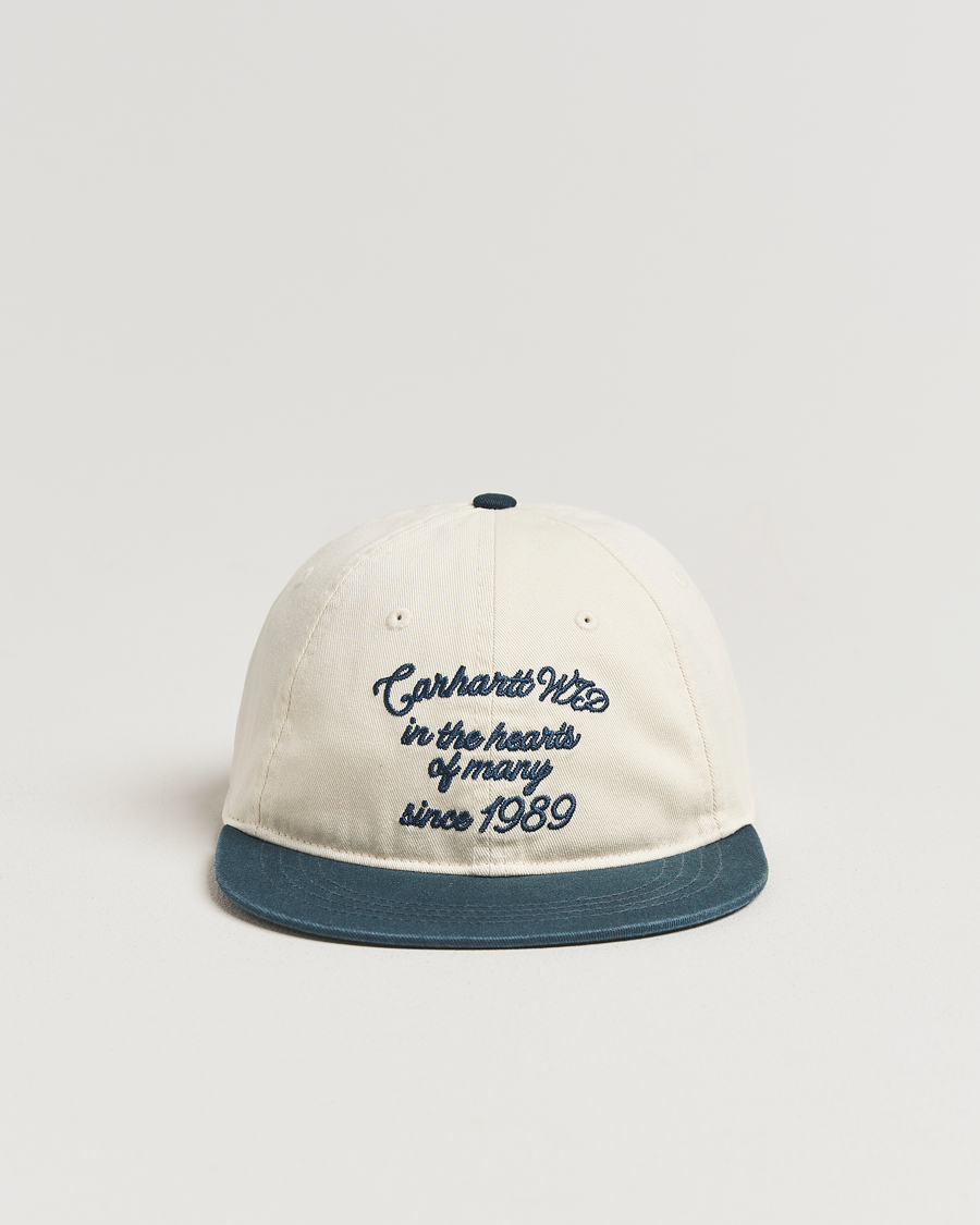 Homme | Carhartt WIP Alston Cap Natural/Deep Lagon | Carhartt WIP | Alston Cap Natural/Deep Lagon