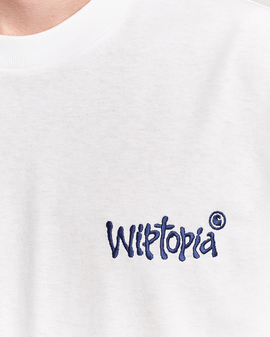 Homme | T-shirts | Carhartt WIP | Wiptopia Script T-Shirt White