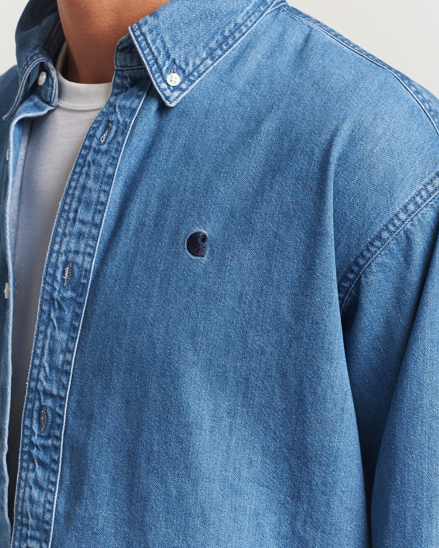 Homme | Chemises | Carhartt WIP | Lucas Denim Shirt Blue