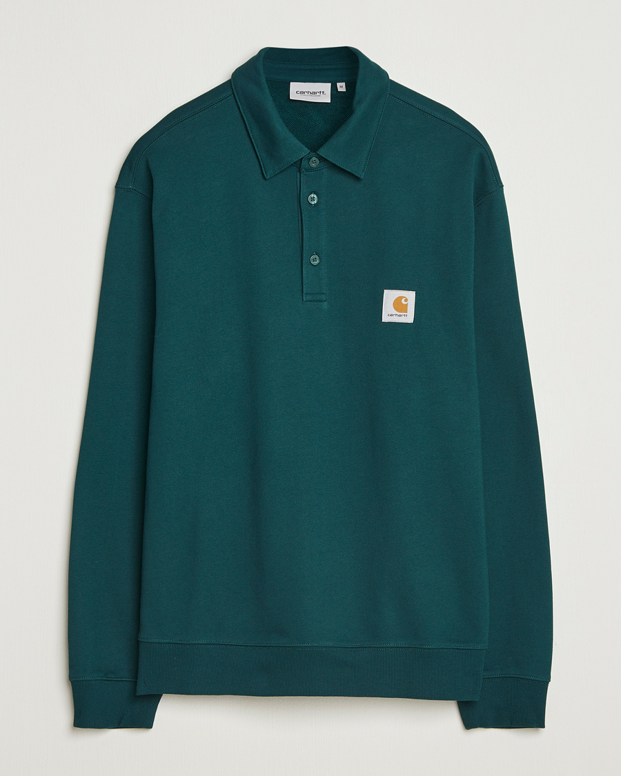 Homme | Pulls Et Tricots | Carhartt WIP | Polo Sweatshirt Dark Fir