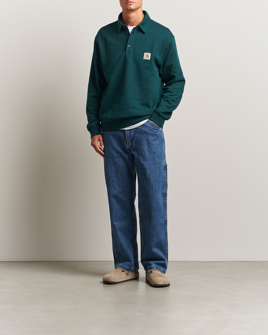 Homme | Pulls Et Tricots | Carhartt WIP | Polo Sweatshirt Dark Fir