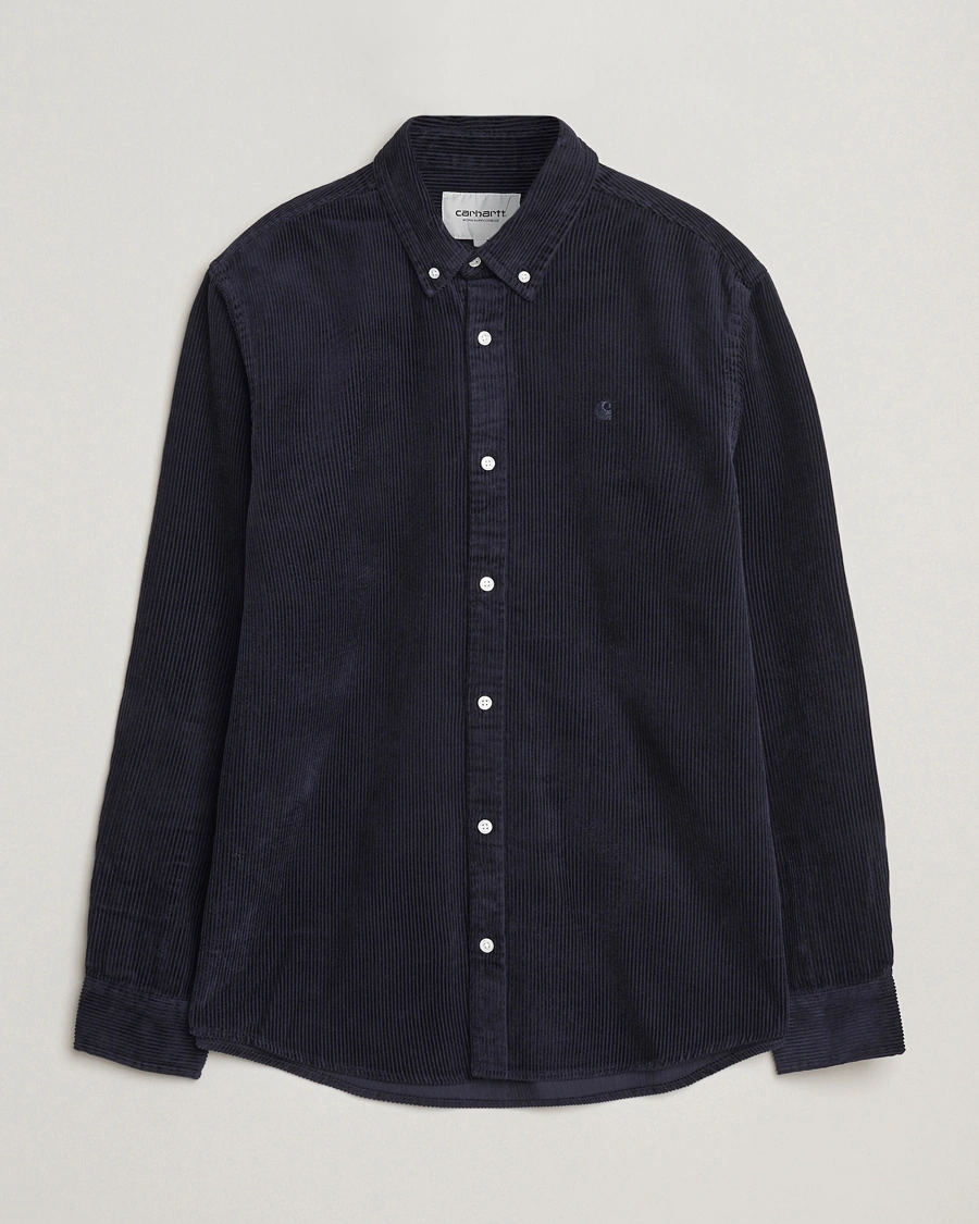 Homme | Chemises | Carhartt WIP | Madison Cord Shirt Dark Navy