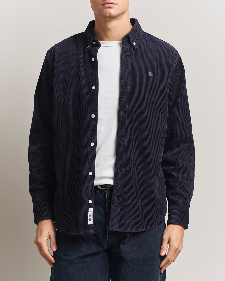 Homme | Chemises | Carhartt WIP | Madison Cord Shirt Dark Navy