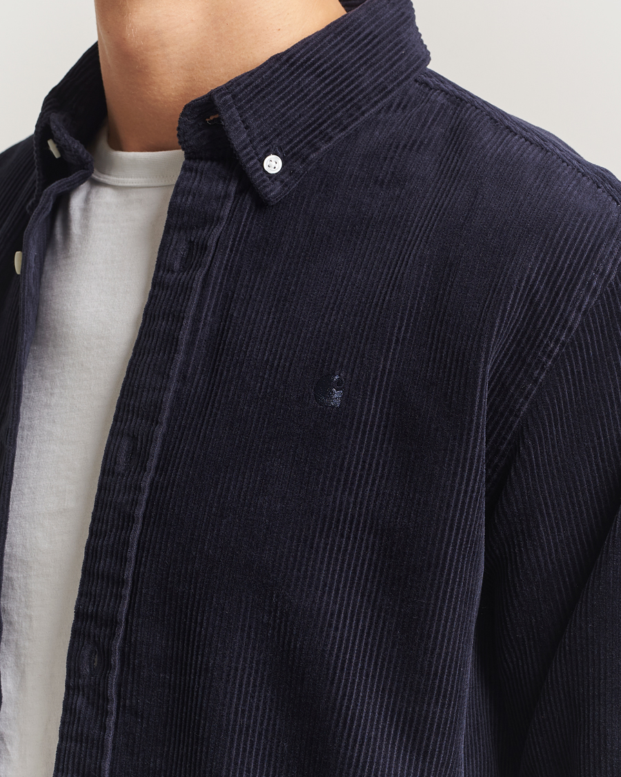 Homme | Chemises | Carhartt WIP | Madison Cord Shirt Dark Navy