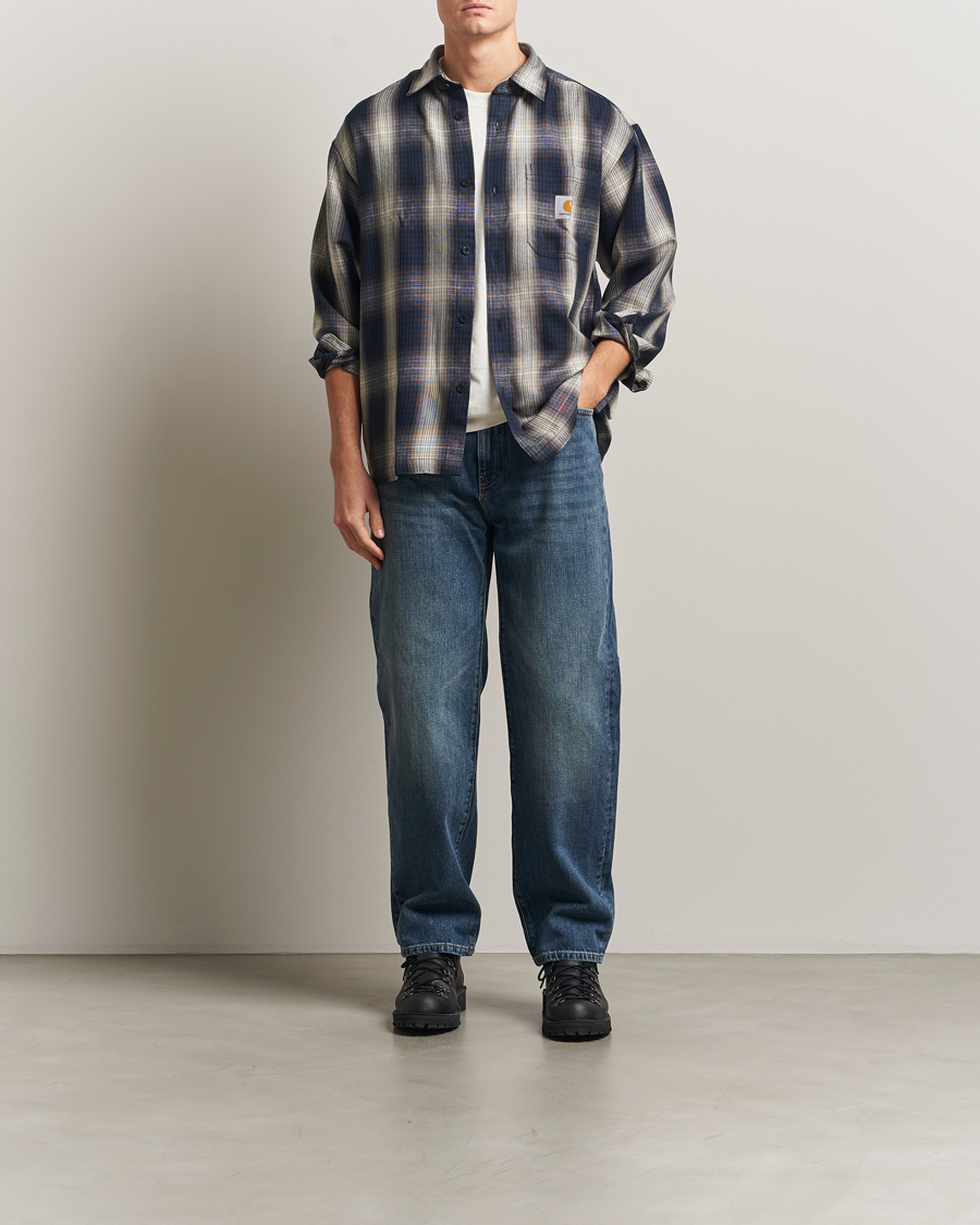 Homme | Pantalons | Carhartt WIP | Aaron Pant Camano Denim Dark Used