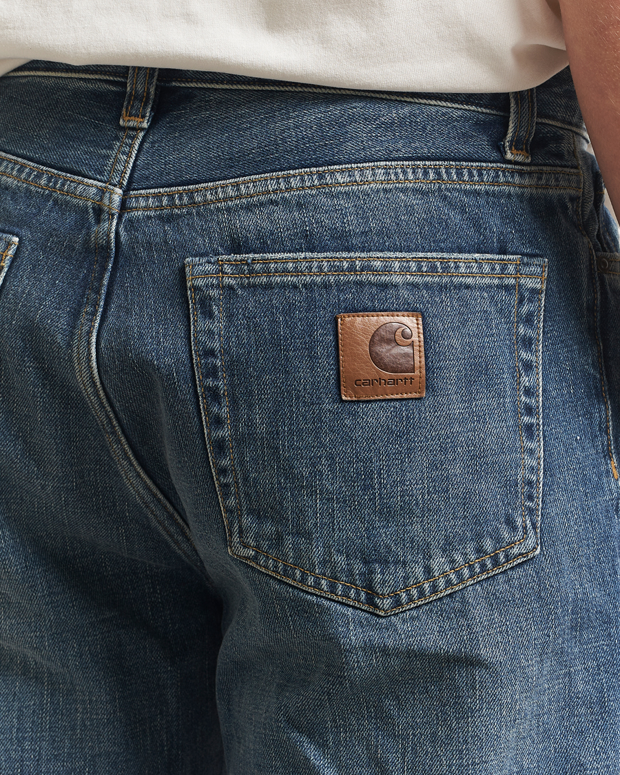 Homme | Pantalons | Carhartt WIP | Aaron Pant Camano Denim Dark Used