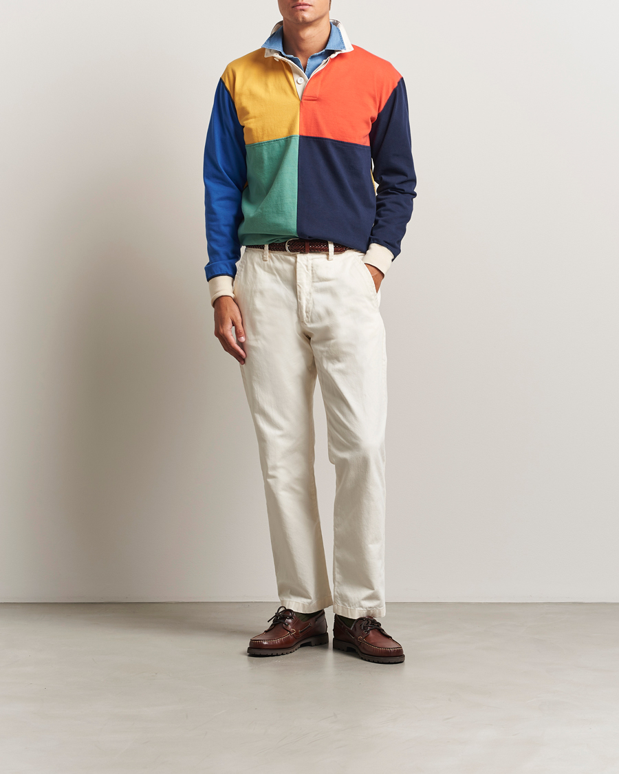 Homme | Pulls Et Tricots | Drake's | Paneled Rugby Shirt Multi