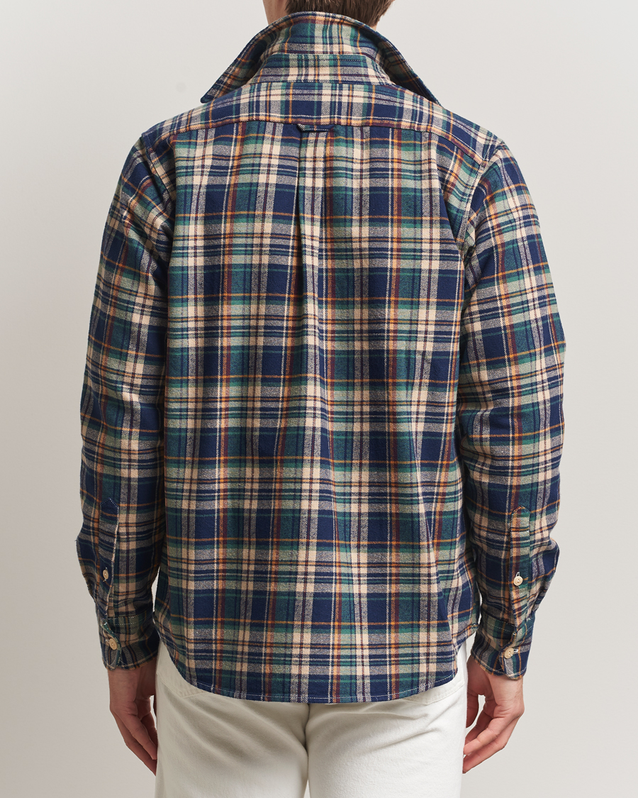 Homme | Chemises | Drake's | Check Relaxed Block Shirt Multi