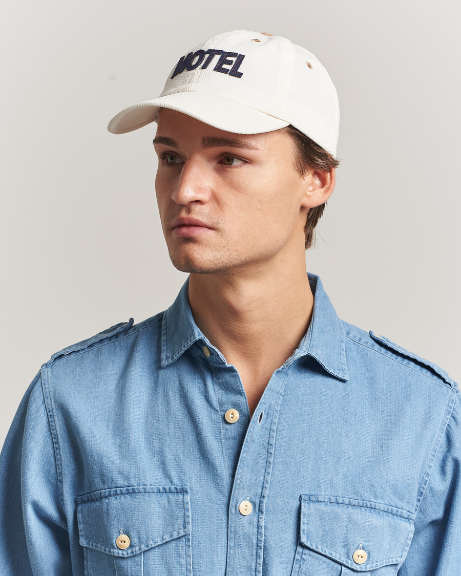 Homme | Bobs Et Casquettes | Drake's | Motel Felt Baseball Cap Ecru