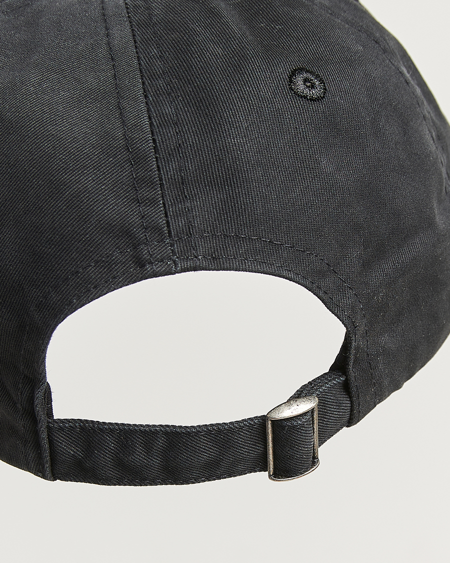 Homme | Bobs Et Casquettes | Drake's | Horseshoe Chainstitch Cap Black