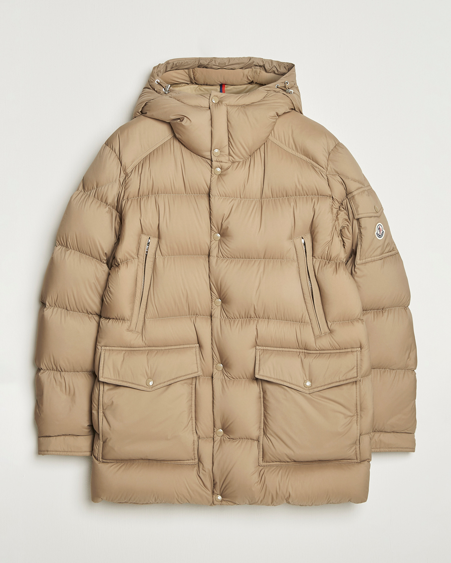 Homme | Manteaux Et Vestes | Moncler | Bretagne Down Parka Beige